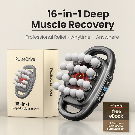 Arcova PulseDrive — The 16-Head Muscle Recovery Machine