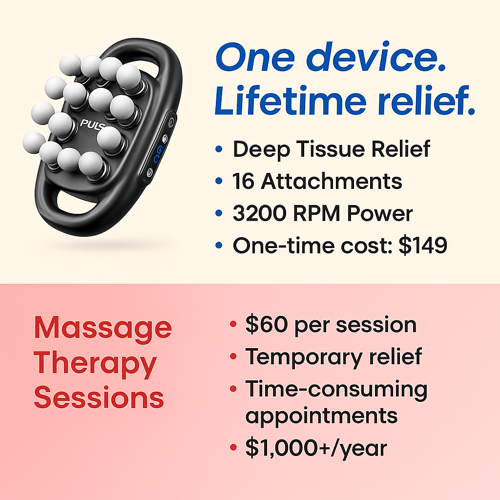 Arcova PulseDrive — The 16-Head Muscle Recovery Machine